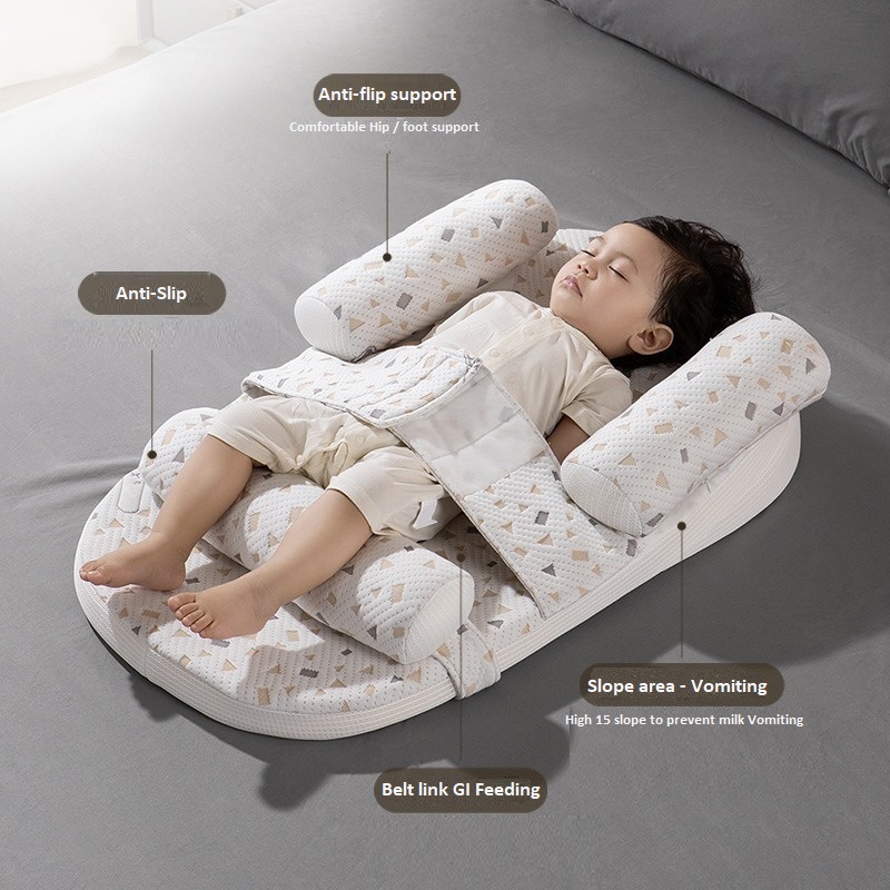 All in One Anti Reflux Pillow for a Peaceful Night s Sleep 0 3 Years Old BabyLife